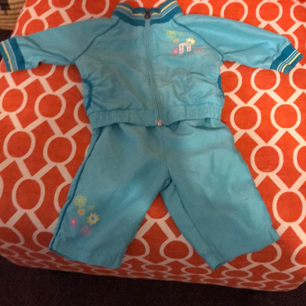 Baby new balance coat and pants.